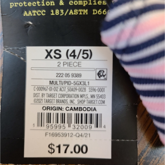 Art Class Girls XS 3-Piece Swim Set New Tags - Picture 3 of 8